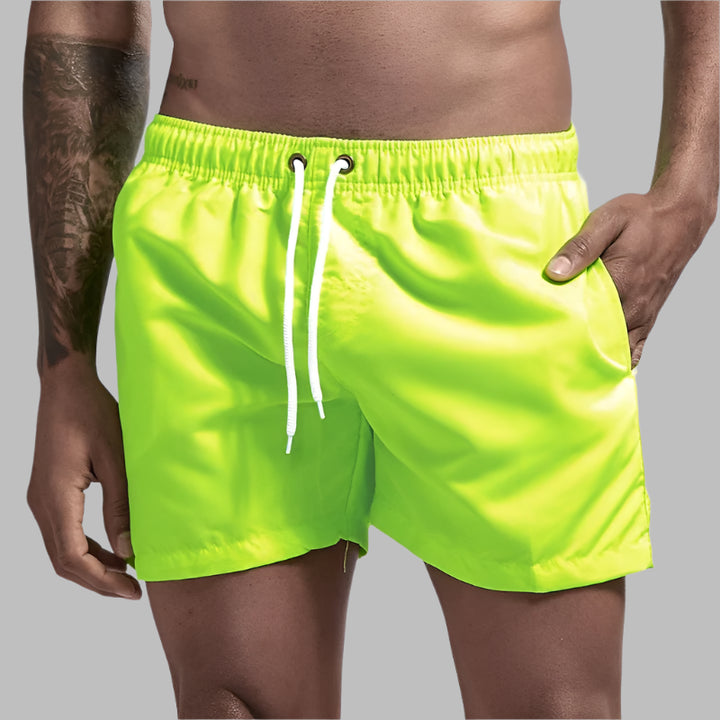 Mannen | Zwemshort met koord en steekzakken