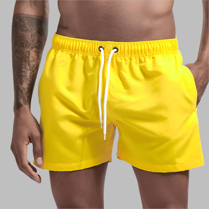 Mannen | Zwemshort met koord en steekzakken