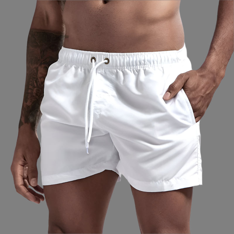 Mannen | Zwemshort met koord en steekzakken