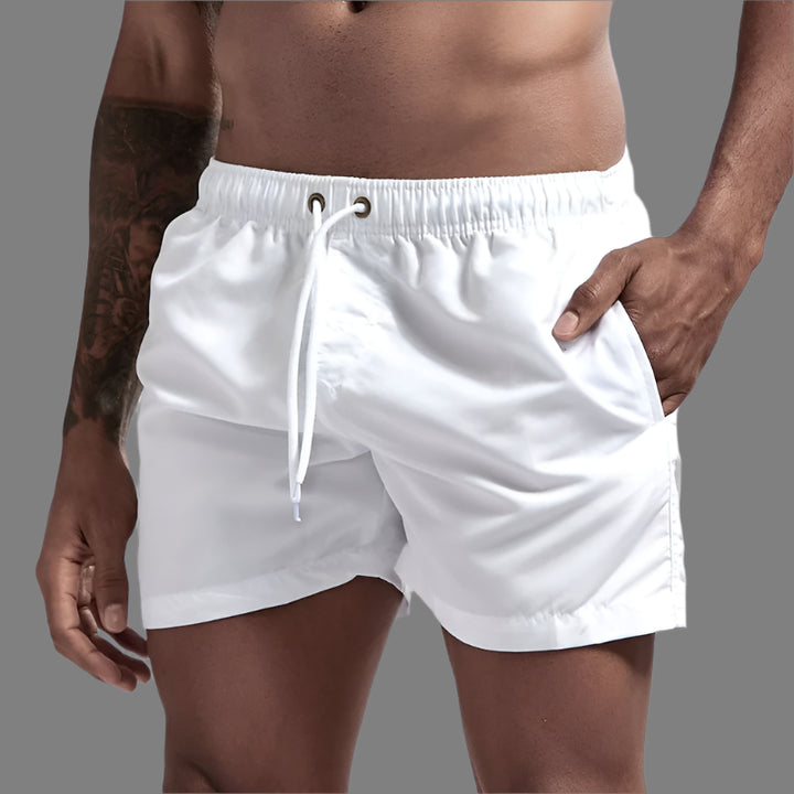Mannen | Zwemshort met koord en steekzakken