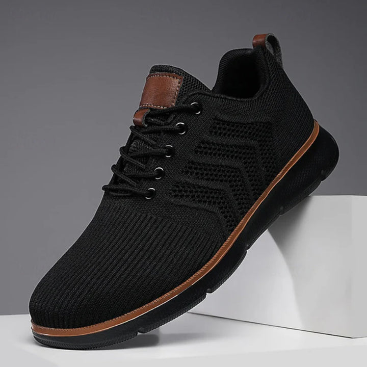 Mannen | Veter schoenen met gebreide uitstraling