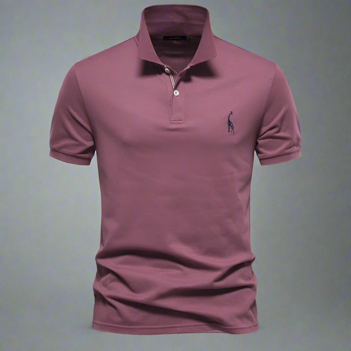 Mannen | Net poloshirt met klein logo en verzorgde afwerking